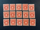 Postage Due J 82-84 Mnh Qty 5 Each        2026 Scott Catalogue Value   25 00