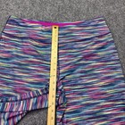 Lands End Womens Space Dye Cropped Leggings Multi Color Active Pants Sz L 14-16