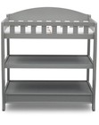 Graco Story Infant Wood Changing Table  Pebble Gray