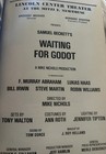 Waiting For Godot Playbill Robin Williams Steve Martin Directed By Mike Nichols