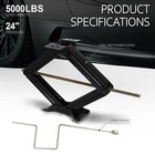5000 Lb Lift 24  Rv Stabilizing Scissor Jack  Scissor Lifting Jacks W handle    