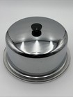 Vintage Everedy Kake-saver Cake Pan Plate Chrome Cover Glass Plate Retro 1960   s