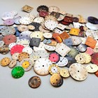         100g Vintage Watch Dials For Steampunk Art Jewelry Repair Ussr Clock Parts
