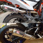 38-51mm Motorcycle Atv Universal Exhaust Pipe Silencer Muffler Tips 370mm 440mm