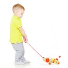 Natural Wood Puppy Dog Pull Toy  Classic Fun For Young Children And Toddlers