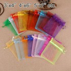1000pcs Organza Candy Bags Wedding Party Favor Gift Jewelry Pouch Sheer Decor