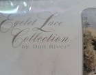 Vtg K Mart Dan River Eyelet Lace Collection Bedskirt Elisas Lace Ivory Full New