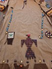 Vintage Camp Fire Girls Beaded Native-american Style Dress Ceremony Badges 