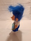 Vintage Russ Around The World Troll Doll 5   israel  - Blue Hair