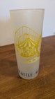 1962 Seattle Worlds Fair U s  World Of Entertainment Frosted Glass Mcm Graphic