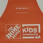 Home Depot Kids Workshop Apron Build Learn Create Kids Size Orange New Fun 