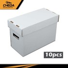 10pcs Durable Comic Books Storage Boxes Short Holds 150-175 Stackable Archive