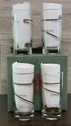 Mercedes Benz Glasses Vintage Custom Osborne Kemper Thomas 24kt Barware
