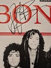Bon Jovi Signed Event Poster Slippery When Wet   5 Members   Original  Vintage  