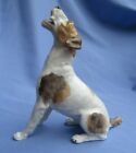 Fox Terrier Dresden Germany 6  Howling Dog Figurine