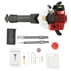 52cc Demolition Jack Hammer Concrete Breaker Drill W  2 Chisel Gas-powered