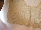 Vtg Crocheted Collar With Roses