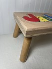 Hollow Woodworks Personalized Puzzle Step Stool Jack