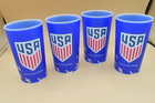 Michelob Ultra Fifa World Cup 2026 Usa Trophy Set Of 4 Plastic Beer Cups Blue