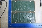 Ohio License Plate Tag 1964 64 Pair Set   B 2210