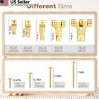 Lmutexyi Picture Hanging Kit  322pcs All-in-one Hardware Gold