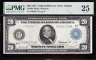 Very Nice Bold   Crisp Vf  1914  20 Atlanta Fed  Reserve Note  Pmg 25  62714a