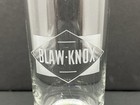 Vintage Blaw-knox Construction Equipment Company Etched Logo 8oz  Drinking Glass