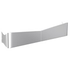 13x10 Stainless Steel Drop Sun Visor Silvery 304 For Flat Top Cab