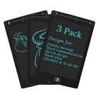  3 Pack  Lcd Writing Tablet  8 5 Inch Electronic Writing Board With Memory