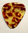 Vintage 1950s Gibson Guitar Pick With Crimped Grip And Dull Gold Lettering