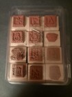 Stampin Up Stamp Set Little Holiday Wishes - Christmas snowman mitten tree star 