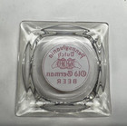 Vintage Pa Dutch Old German Beer Glass Ashtray Lebanon Valley Brg Co Lebanon Pa