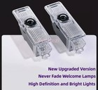 No Fading 2pcs Car Door Welcome Lamps Interior Lights For Bmw X3 X5 3 5 Series
