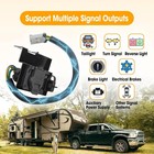 4   7 Pin Trailer Tow Wiring Harness Fit For Ford F250 F350 Super Duty Pickup Tr