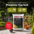 Michigan Peat 1550p Baccto Top Soil With Reed Sedge    Sand  50 Pounds  2 Pack 