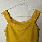 Old Navy Mustard Yellow Ribbed One Piece Swimsuit Size Medium Vacation Summer