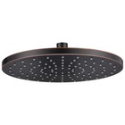 10-inch Overhead Rain Shower Head High Flow Large 1 Pack Oil Rubbed Bronze
