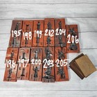 Lot Of 11 -vintage Lead Toy Soldier R b Rubber Molds 195 196 197 198 199 200-206