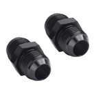 10an To 10an Male Flare Coupler Union Straight Fuel Hose Adapter Fitting 2 Pcs