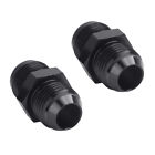 6an To 6an Male Flare Coupler Union Straight Fuel Hose Adapter Fitting 2 Pcs