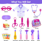 Kids Doctor Play Kit  22 Pieces Pretend Play Doctor Set With Role Play Doctor Co