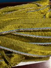 Vintage Yellow Gold  Wool Brush Fringe Tassels Trim 3 4 In  by The Yard  