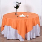 70  Orange Square Polyester Tablecloth Wedding Party Catering Dinner Linens Sale