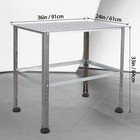 Metal Workbench Welding Table 36x24 Inch 600lbs With Fixture Holes Metalwork