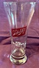 Schlitz Pilsner Beer Glass     the Beer That Made Milwaukee Famous   