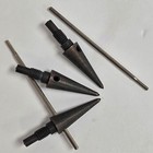 6 Old Stock Brass Plumb Bob Hardened Steel Replacement Tips   4 Removal Tools
