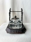 Antique Victorian Cast Iron Inkwell
