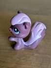 Rare Lps Littlest Pet Shop Squirrel  1904 Pink Mauve Blue Dot Eyes  Authentic   