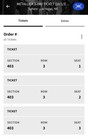 Metallica At The Sphere Las Vegas Oct 1 3  Sec 403  Row 3  3 Tickets Available