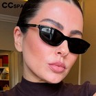 Vintage Small Frame Women s Kitten Glasses High-end Sunglasses Woman Luxury